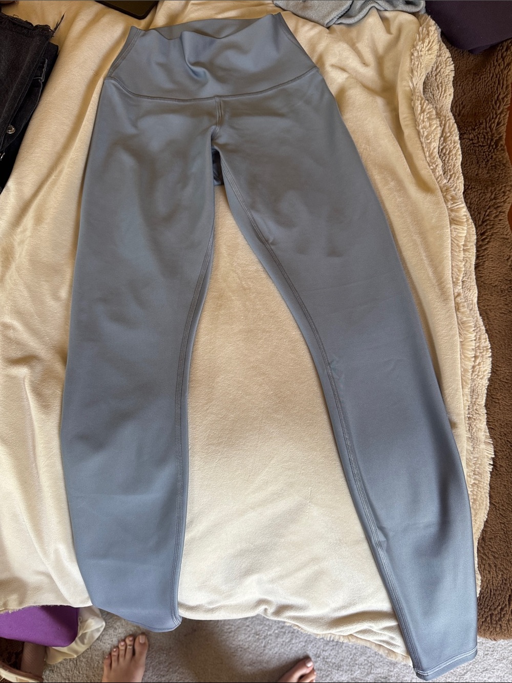 Alo Steel Blue Airlift Leggings